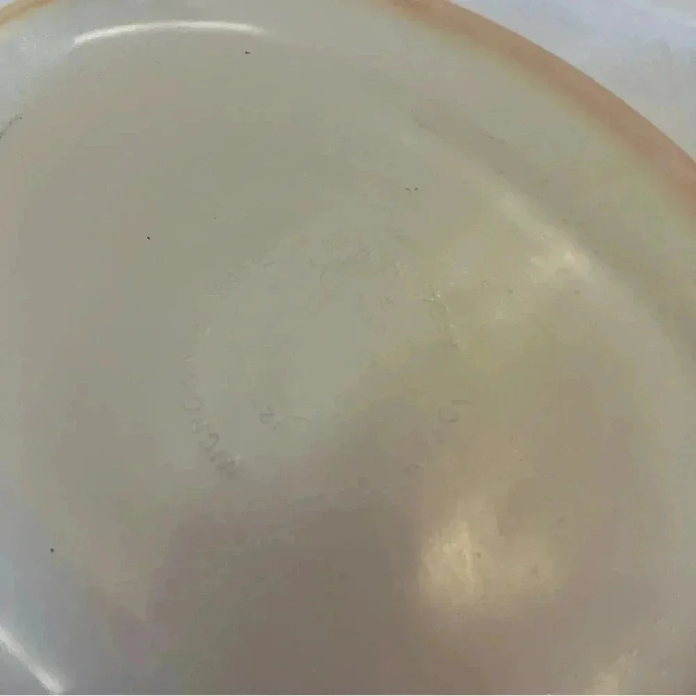 Vintage Orange Lusterware Casserole Dish - Picture 6 of 7